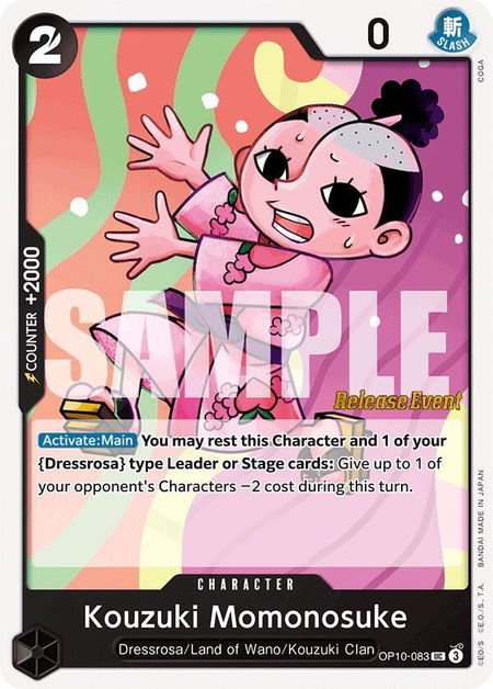 Kouzuki Momonosuke (083) - Royal Blood Release Event Cards One Piece trading card