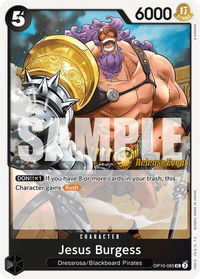 Jesus Burgess - Royal Blood Release Event Cards (OP10 RE) #OP10-085 - Uncommon One Piece Trading Card