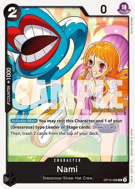 Nami (088) - Royal Blood Release Event Cards One Piece trading card