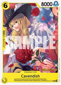Cavendish (105) - Royal Blood Release Event Cards (OP10 RE) #OP10-105 - Common One Piece Trading Card