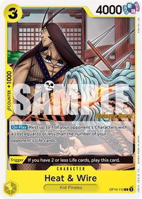 Heat & Wire - Royal Blood Release Event Cards (OP10 RE) #OP10-110 - Common One Piece Trading Card