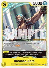 Roronoa Zoro (113) - Royal Blood Release Event Cards (OP10 RE) #OP10-113 - Uncommon One Piece Trading Card