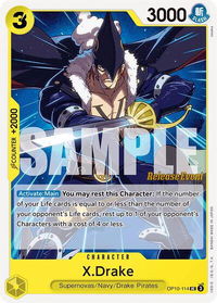 X.Drake - Royal Blood Release Event Cards (OP10 RE) #OP10-114 - Uncommon One Piece Trading Card