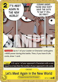 Let's Meet Again in the New World - Royal Blood Release Event Cards (OP10 RE) #OP10-115 - Common One Piece Trading Card