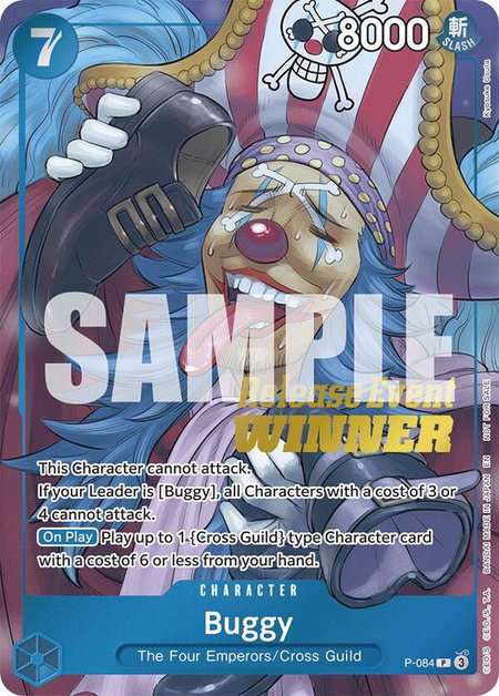 Buggy (OP10 Release Event Winner) - One Piece Promotion Cards One Piece trading card