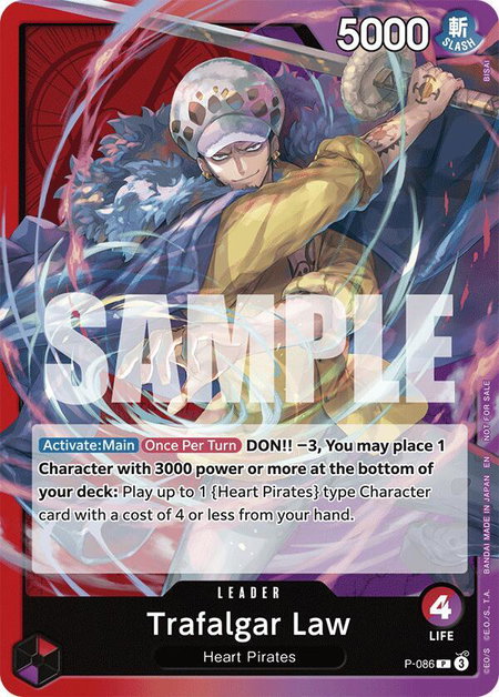 Trafalgar Law (OP10 Release Event) - One Piece Promotion Cards One Piece trading card