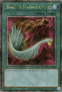 Harpie's Feather Duster - Early Days Collection Promotional Cards (EDC1) #EDC1-EN001 - Quarter Century Secret Rare YuGiOh Trading Card
