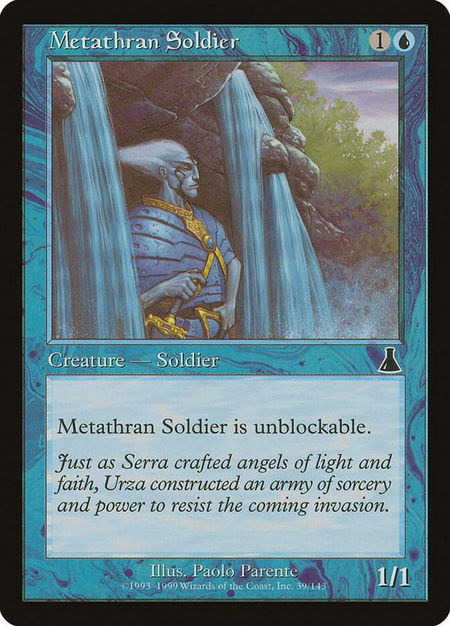 Metathran Soldier - Urza's Destiny Magic: The Gathering trading card