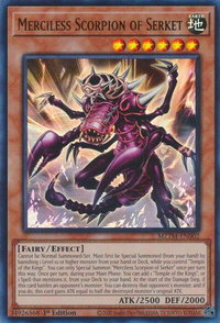 Merciless Scorpion of Serket - Maze of the Master (MZTM) #MZTM-EN002 - Ultra Rare YuGiOh Trading Card