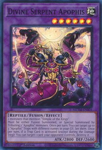 Divine Serpent Apophis - Maze of the Master (MZTM) #MZTM-EN004 - Super Rare YuGiOh Trading Card