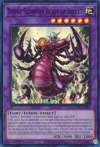 Divine Scorpion Beast of Serket - Maze of the Master (MZTM) #MZTM-EN005 - Super Rare YuGiOh Trading Card