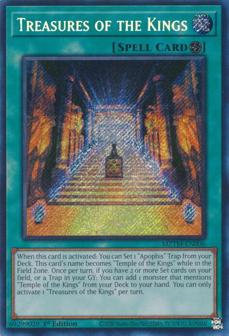 Treasures of the Kings - Maze of the Master YuGiOh trading card