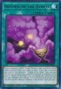 Defense of the Temple - Maze of the Master (MZTM) #MZTM-EN007 - Rare YuGiOh Trading Card