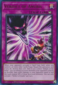 Verdict of Anubis - Maze of the Master (MZTM) #MZTM-EN009 - Ultra Rare YuGiOh Trading Card