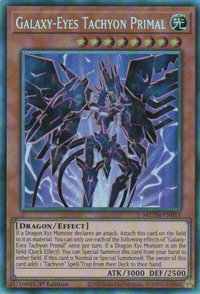 Galaxy-Eyes Tachyon Primal (CR) - Maze of the Master (MZTM) #MZTM-EN011 - Collector's Rare YuGiOh Trading Card