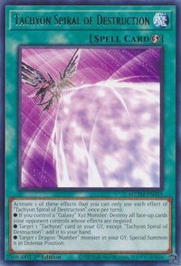 Tachyon Spiral of Destruction - Maze of the Master (MZTM) #MZTM-EN015 - Rare YuGiOh Trading Card