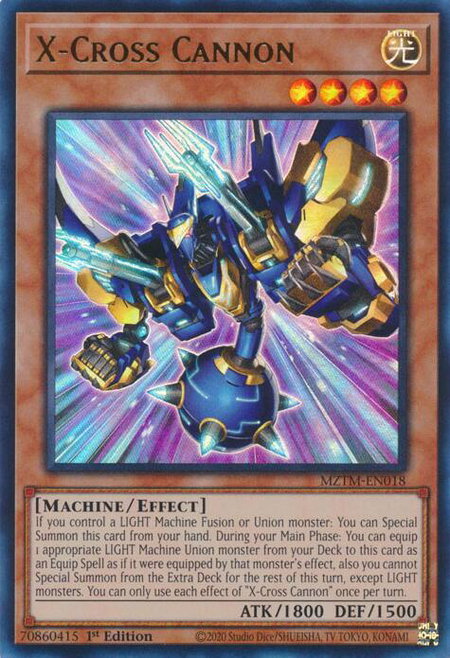 X-Cross Cannon - Maze of the Master YuGiOh trading card