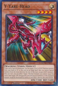 Y-Yare Head - Maze of the Master (MZTM) #MZTM-EN019 - Rare YuGiOh Trading Card