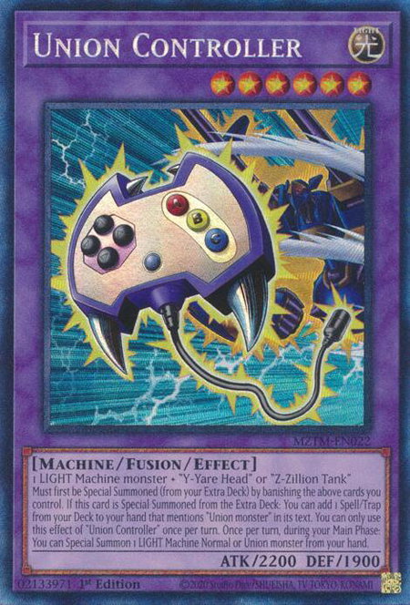Union Controller (CR) - Maze of the Master YuGiOh trading card