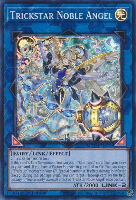 Trickstar Noble Angel - Maze of the Master YuGiOh trading card