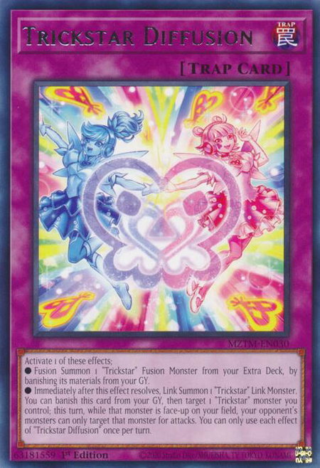 Trickstar Diffusion - Maze of the Master YuGiOh trading card