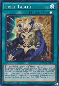 Grief Tablet - Maze of the Master (MZTM) #MZTM-EN032 - Super Rare YuGiOh Trading Card
