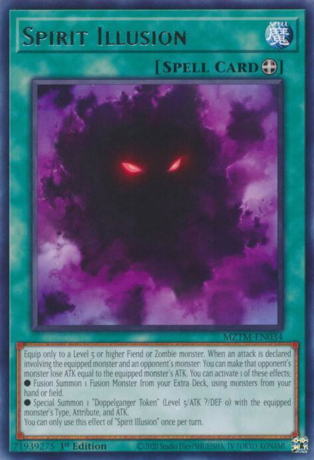 Spirit Illusion - Maze of the Master YuGiOh trading card