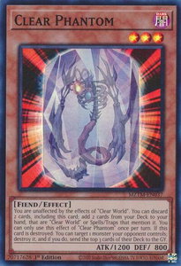 Clear Phantom - Maze of the Master (MZTM) #MZTM-EN037 - Super Rare YuGiOh Trading Card