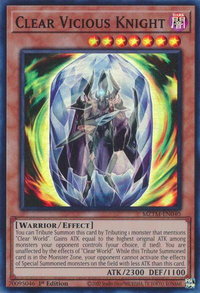 Clear Vicious Knight - Maze of the Master (MZTM) #MZTM-EN040 - Super Rare YuGiOh Trading Card