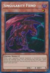 Singularity Fiend - Maze of the Master (MZTM) #MZTM-EN042 - Secret Rare YuGiOh Trading Card