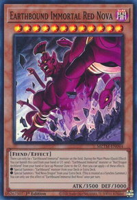 Earthbound Immortal Red Nova - Maze of the Master (MZTM) #MZTM-EN044 - Super Rare YuGiOh Trading Card