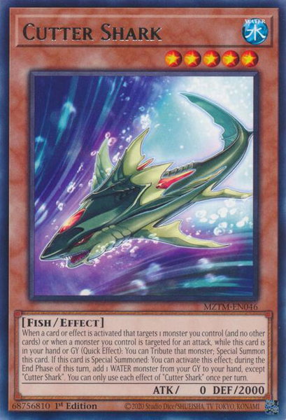 Cutter Shark - Maze of the Master YuGiOh trading card
