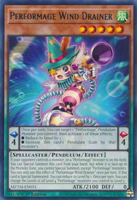 Performage Wind Drainer - Maze of the Master (MZTM) #MZTM-EN051 - Rare YuGiOh Trading Card