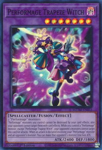 Performage Trapeze Witch - Maze of the Master (MZTM) #MZTM-EN053 - Super Rare YuGiOh Trading Card