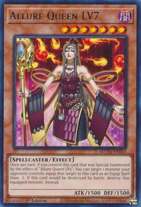 Allure Queen LV7 - Maze of the Master (MZTM) #MZTM-EN065 - Rare YuGiOh Trading Card
