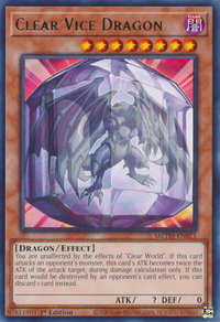 Clear Vice Dragon - Maze of the Master (MZTM) #MZTM-EN071 - Rare YuGiOh Trading Card
