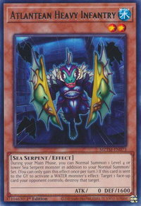 Atlantean Heavy Infantry - Maze of the Master (MZTM) #MZTM-EN073 - Rare YuGiOh Trading Card