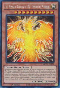 The Winged Dragon of Ra - Immortal Phoenix (CR) - Maze of the Master (MZTM) #MZTM-EN074 - Collector's Rare YuGiOh Trading Card