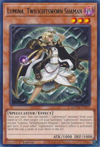 Lumina, Twilightsworn Shaman - Maze of the Master (MZTM) #MZTM-EN075 - Rare YuGiOh Trading Card