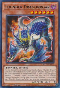 Thunder Dragonroar - Maze of the Master (MZTM) #MZTM-EN077 - Rare YuGiOh Trading Card