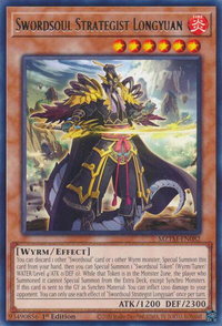 Swordsoul Strategist Longyuan - Maze of the Master (MZTM) #MZTM-EN082 - Rare YuGiOh Trading Card