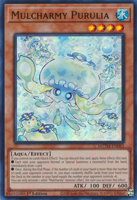 Mulcharmy Purulia - Maze of the Master YuGiOh trading card