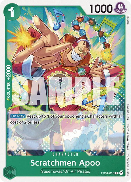 Scratchmen Apoo (Tournament Pack 2025 Vol. 2) - One Piece Promotion Cards One Piece trading card