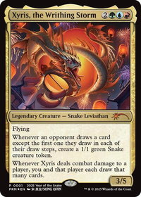 Xyris, the Writhing Storm (Year of the Snake 2025) - Standard Showdown Promos (SSP) #1 - Promo Magic: The Gathering Trading Card