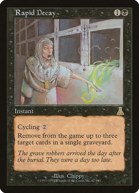 Rapid Decay - Urza's Destiny Magic: The Gathering trading card