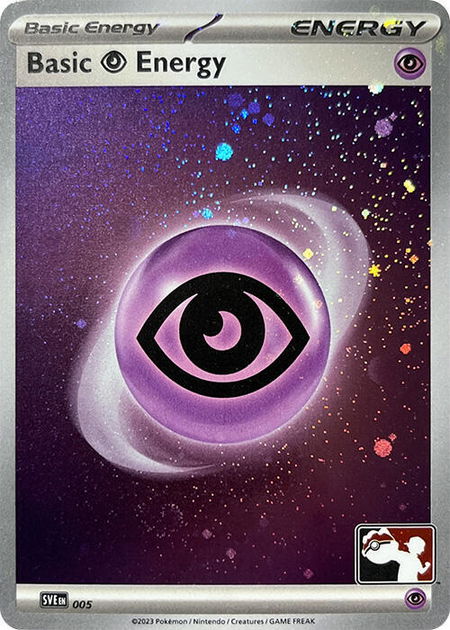 Basic Psychic Energy - 005 (Cosmos Holo) - Prize Pack Series Cards Pokémon trading card