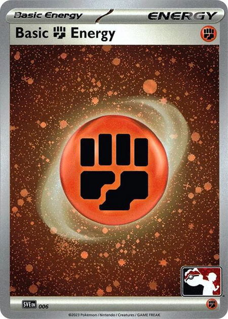 Basic Fighting Energy - 006 (Cosmos Holo) - Prize Pack Series Cards Pokémon trading card