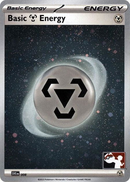 Basic Metal Energy - 008 (Cosmos Holo) - Prize Pack Series Cards Pokémon trading card