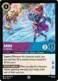Anna - Ice Breaker - Disney Lorcana Promo Cards (DLPC) #19 - Promo Disney Lorcana Trading Card