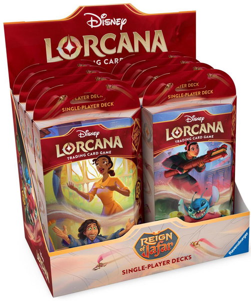 Disney Lorcana: Reign of Jafar Starter Deck Display - Reign of Jafar Disney Lorcana trading card